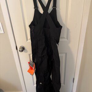 NEW Eddie Bauer Fineline 2.0 Womens Ski Snowboard Bib Black Size Small